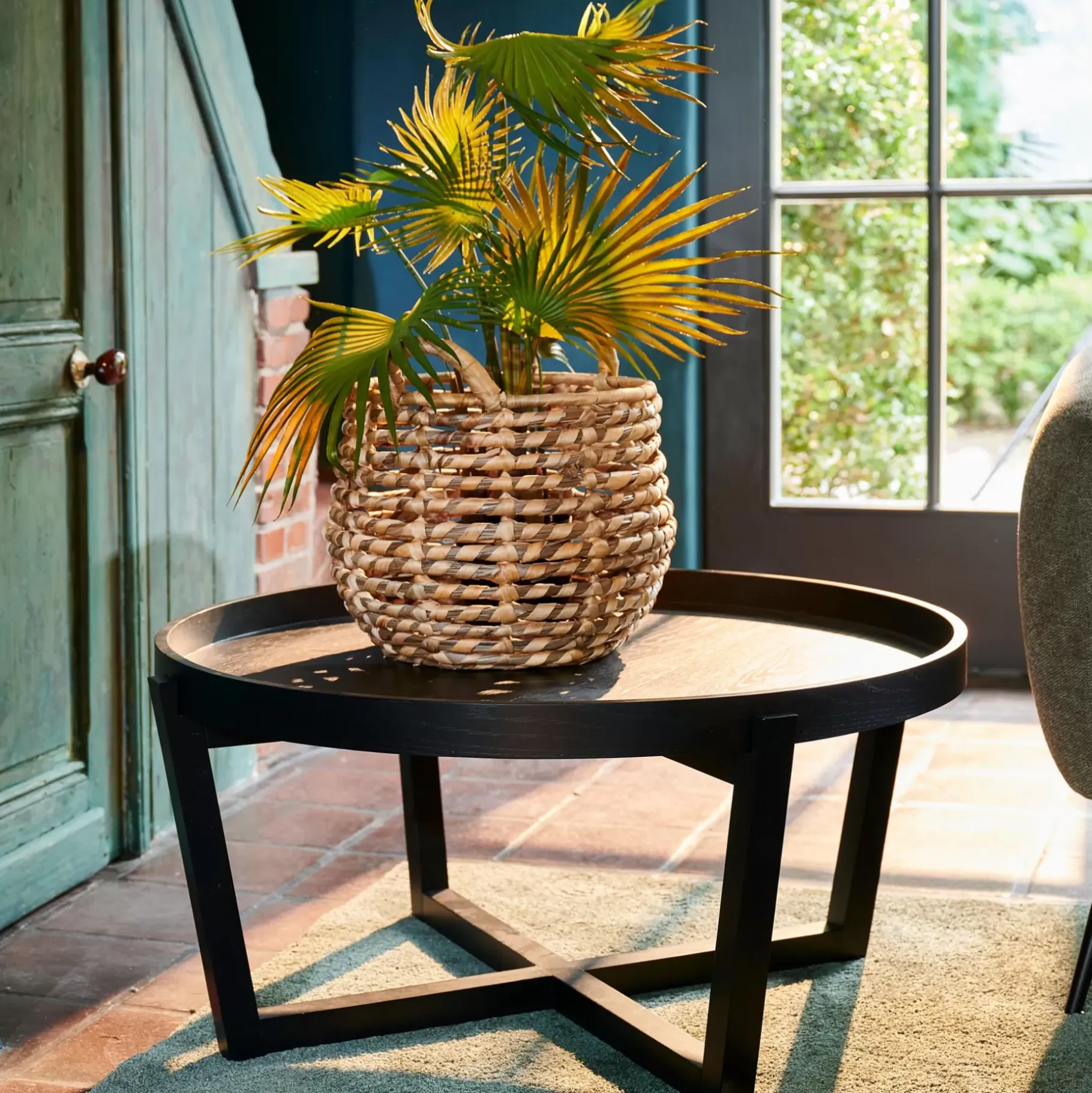 CASA Draco Mesita De Salon Negro