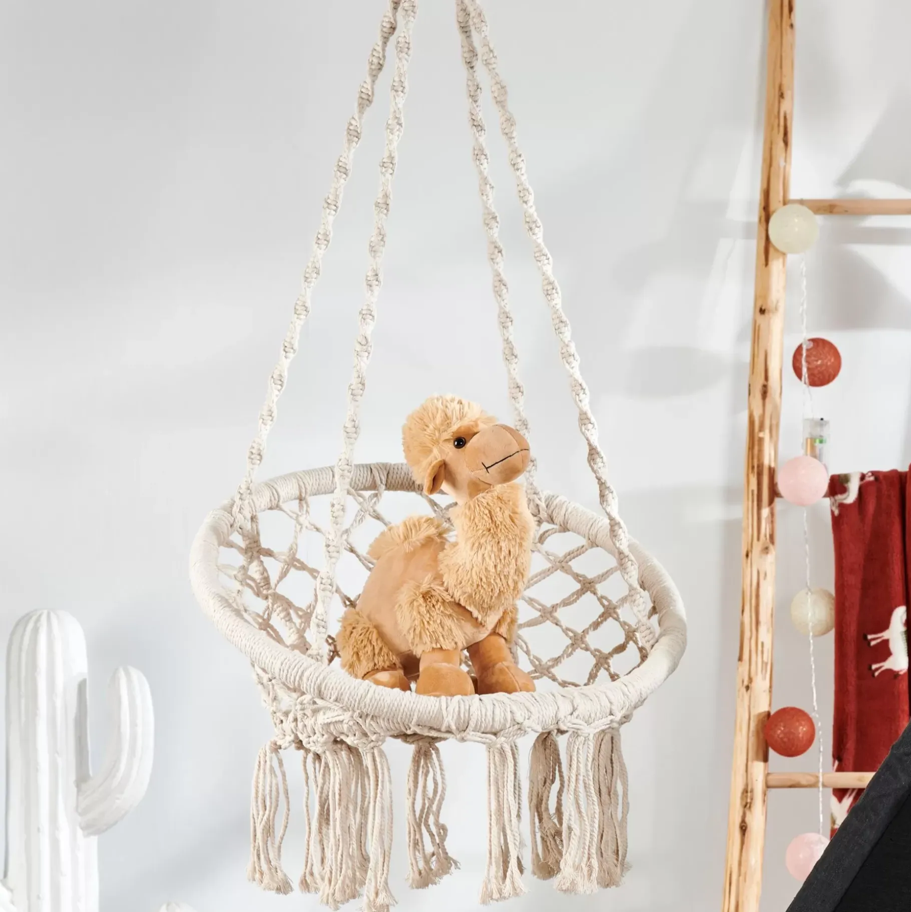 CASA Dream Silla Colgante Para Ninos Blanco