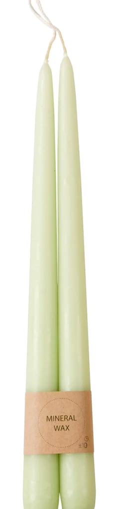 CASA Duo Velas Largas Juego De 2 Verde