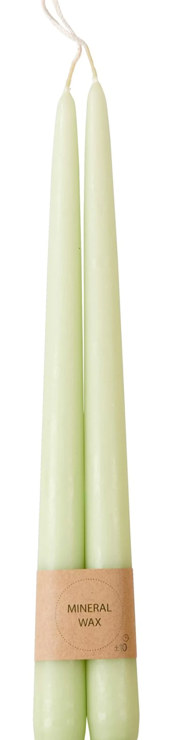 CASA Duo Velas Largas Juego De 2 Verde