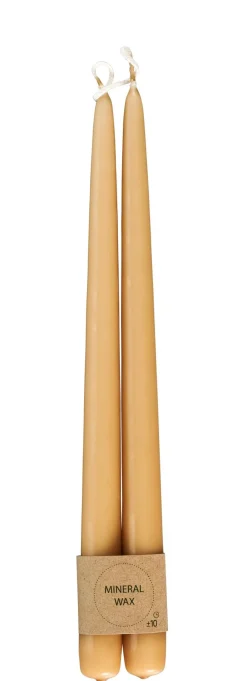 CASA Duo Velas Largas Juego De 2 Marron