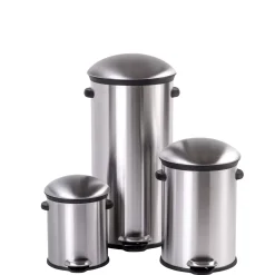 CASA Elegance Cubo Con Pedal 30L Plateado