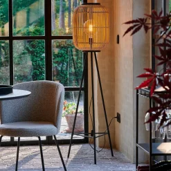 CASA Emilie Lampara De Pie Negro