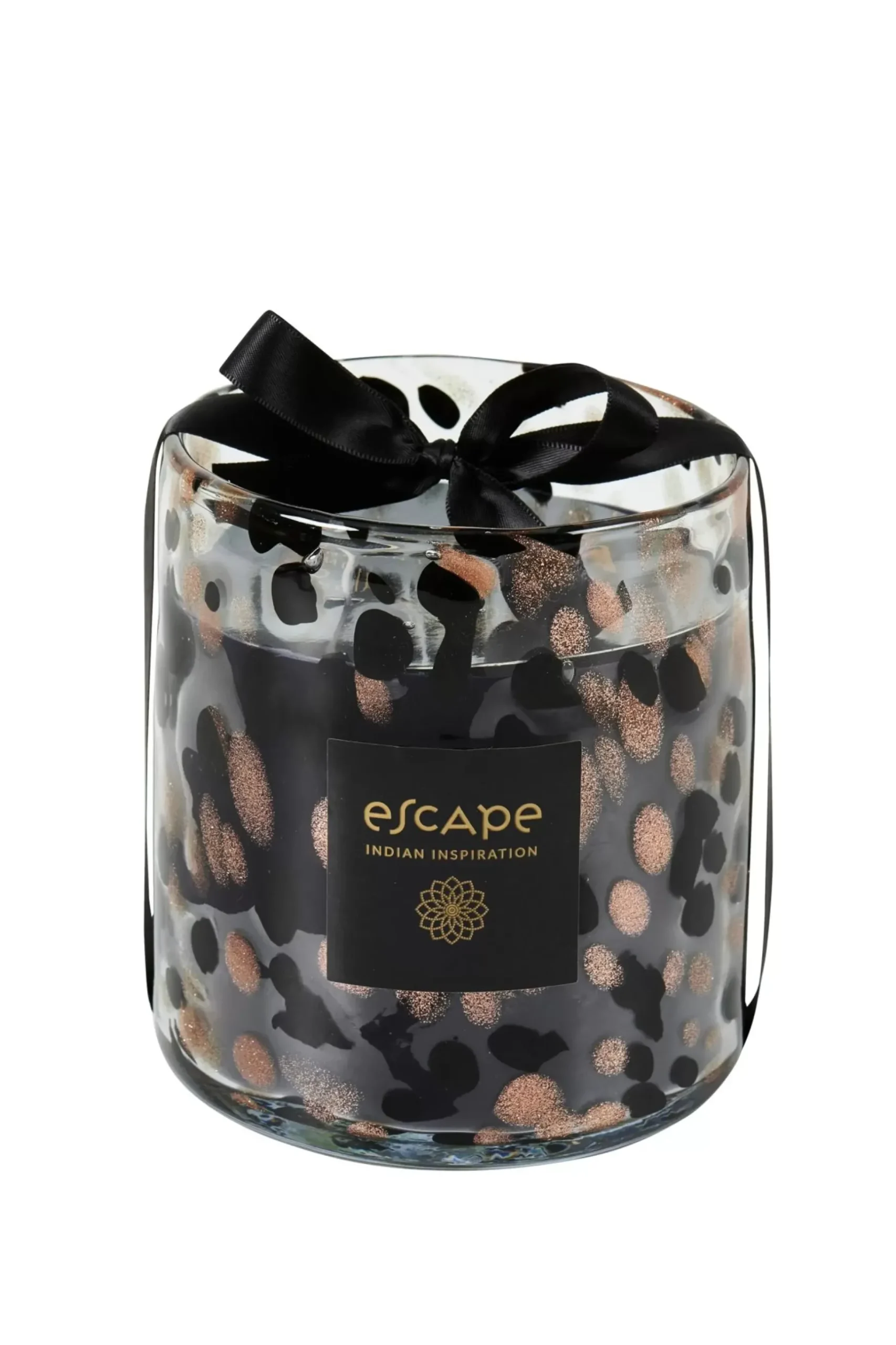 CASA Escape Indian Inspiration Vela Perfumada Xl Negro, Cobrizo, Multicolor