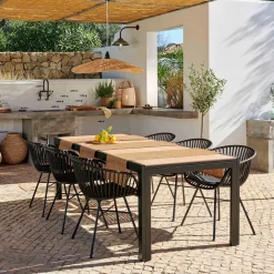 CASA Ethan & Loic Conjunto De Jardín Negro