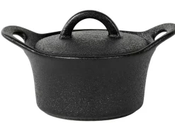 CASA Fero Cazuela Para Horno Con Tapa Negro