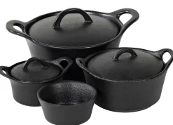 CASA Fero Cazuela Para Horno Con Tapa Negro