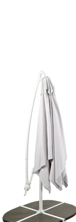 CASA Fiji Parasol Colgante Sin Pie Gris Claro