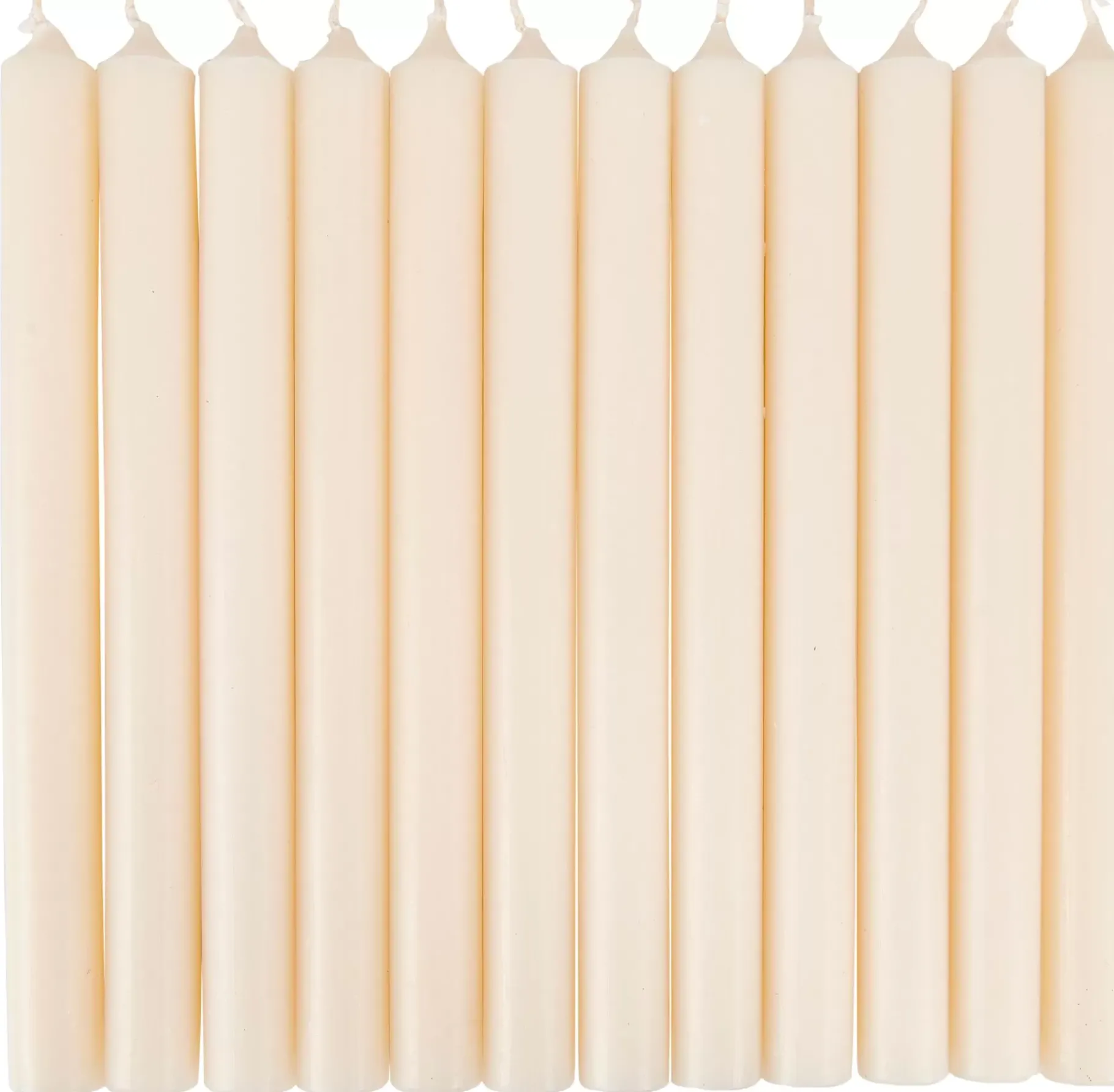 CASA Fina Velas Juego De 12 Marfil