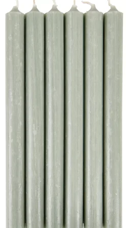 CASA Fina Velas Juego De 6 Verde