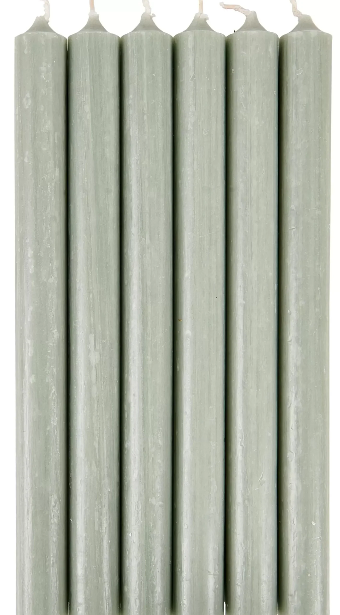 CASA Fina Velas Juego De 6 Verde