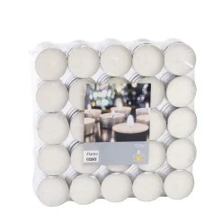 CASA Flame Velas Pequenas Juego De 100 Blanco