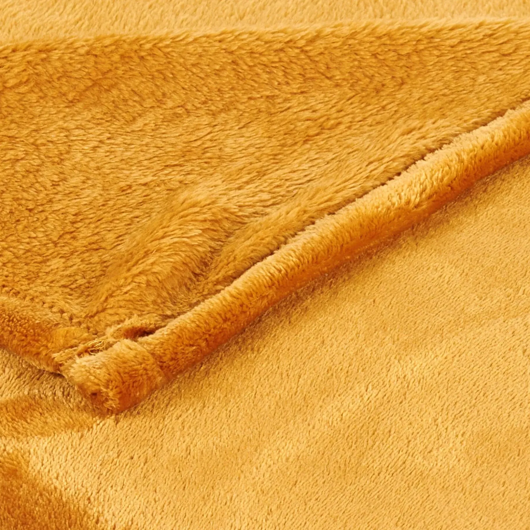 CASA Flanella Manta Amarillo Oscuro