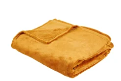 CASA Flanella Manta Amarillo Oscuro