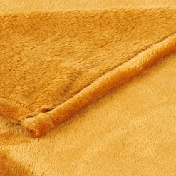 CASA Flanella Manta Amarillo Oscuro