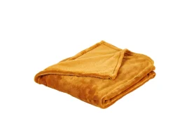 CASA Flanella Manta Amarillo Oscuro