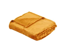 CASA Flanella Manta Amarillo Oscuro