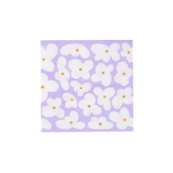 CASA Fleurs Lila Paquete De 20 Servilletas Varios Colores