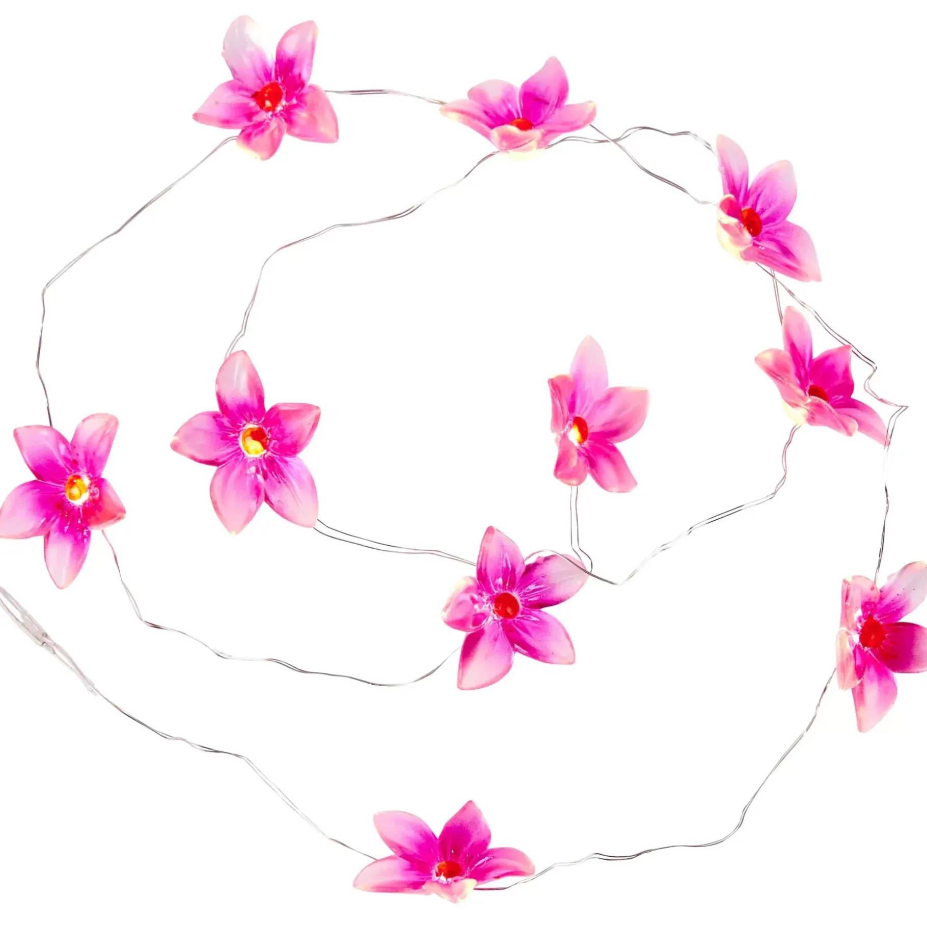 CASA Flower Guirnalda Blanco, Amarillo, Morado