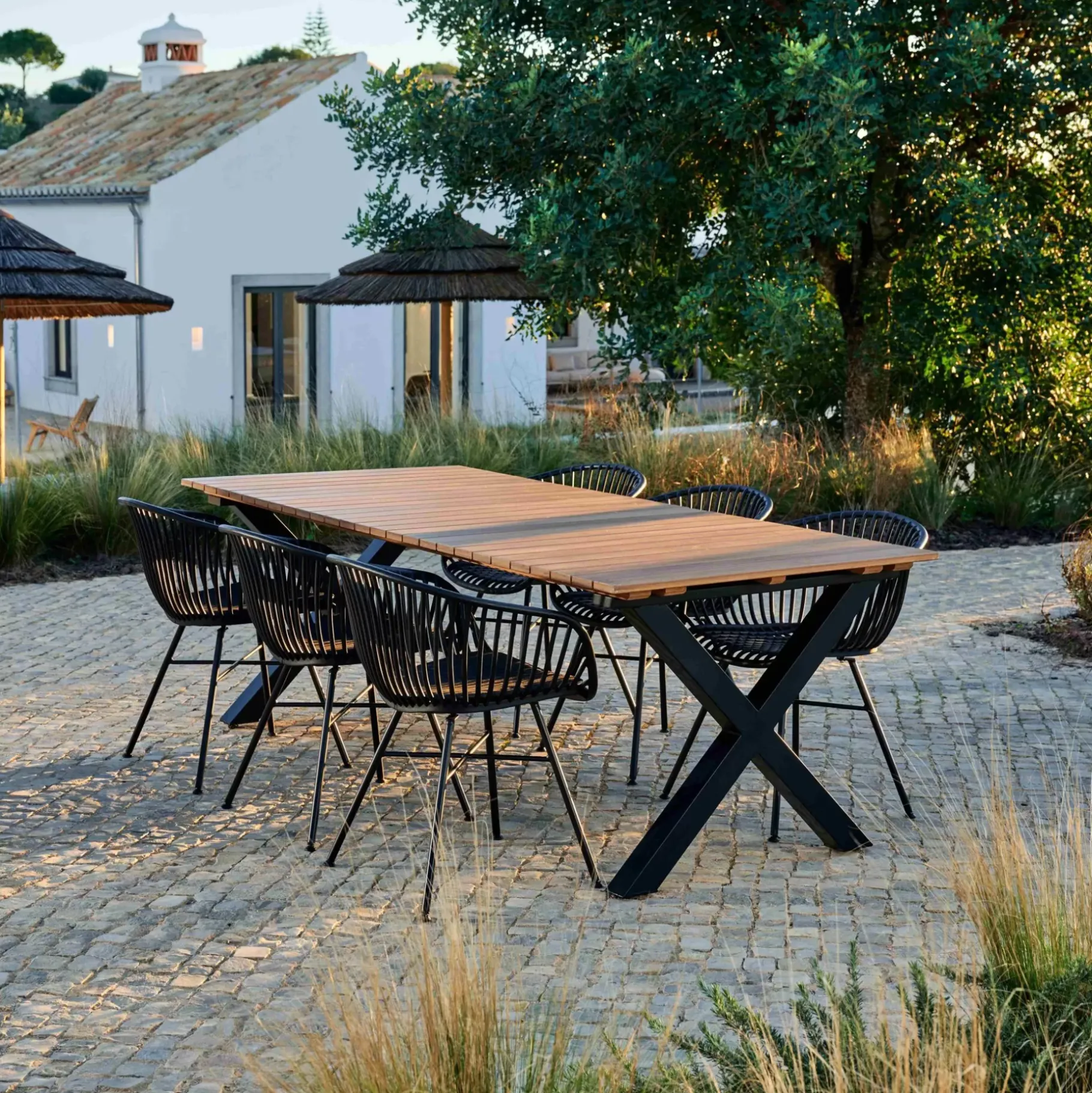 CASA Formax & Loic Conjunto De Jardín Natural/Negro