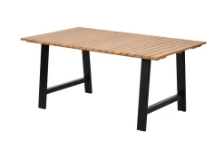 CASA Formax Mesa De Jardín Con Patas En A Natural/Negro