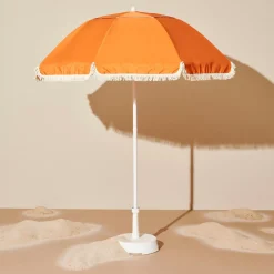 CASA Franja Parasol Sin Pie De Sombrilla Naranja