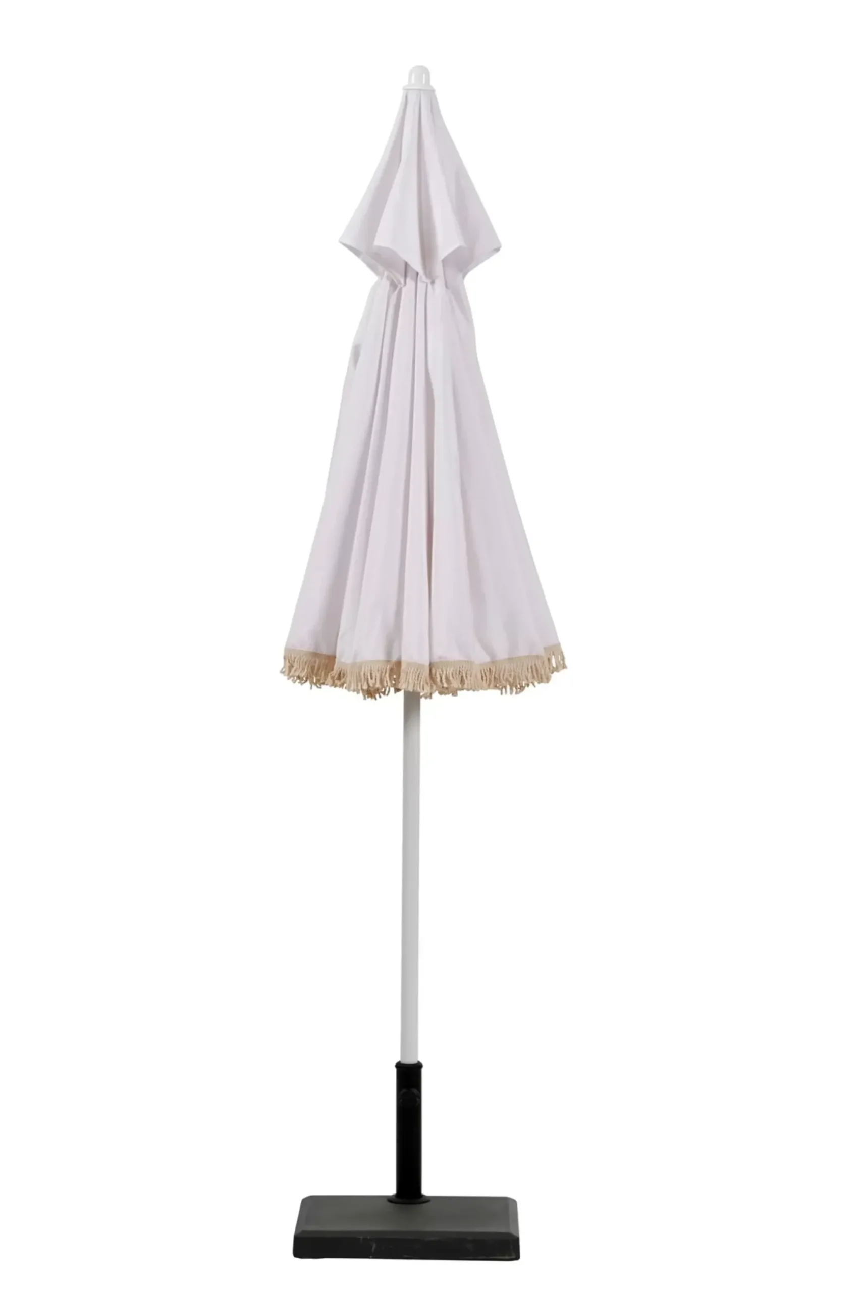 CASA Franja Parasol Sin Pie De Sombrilla Blanco