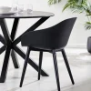 CASA Fray Sillas De Comedor Negro