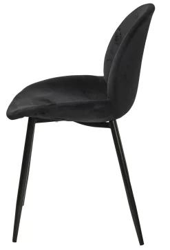 CASA Freyo Silla De Comedor Negro