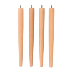 CASA Frida / Fray Patas Set/4 Euca Natural