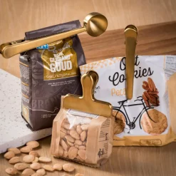 CASA Goldy Clips Juego De 3 Dorado