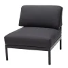CASA Hanna Lounge Butaca Negro