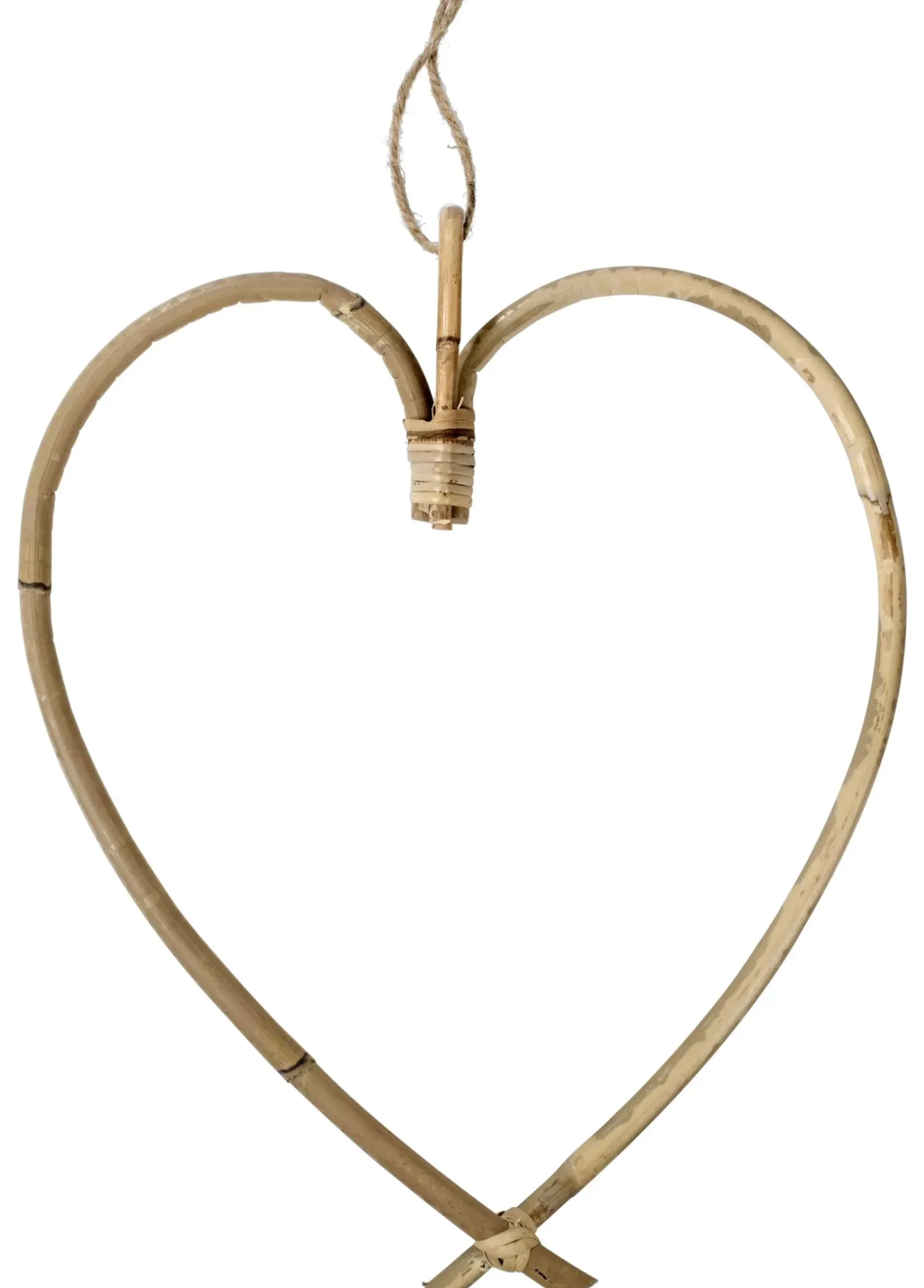 CASA Heart Decoracion Colgante Natural