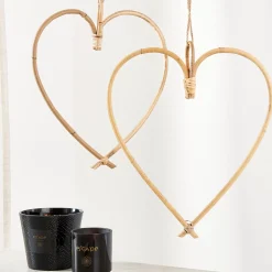 CASA Heart Decoracion Colgante Natural