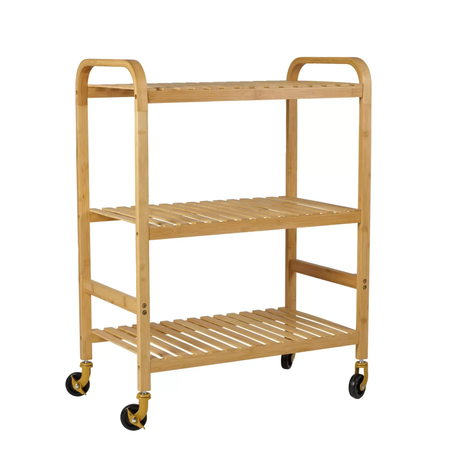 CASA Helge Estanteria Con Rueda Natural