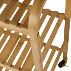 CASA Helge Estanteria Con Rueda Natural