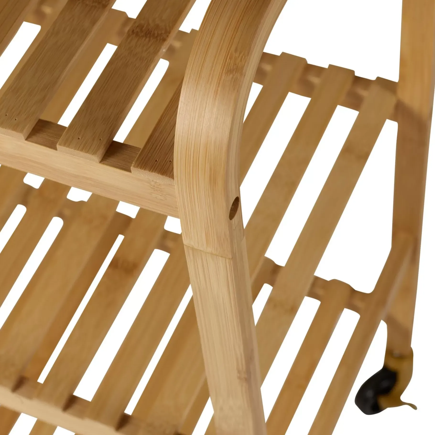 CASA Helge Estanteria Con Rueda Natural