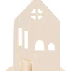 CASA Home Soporte Para Vela Pequena Blanco, Natural