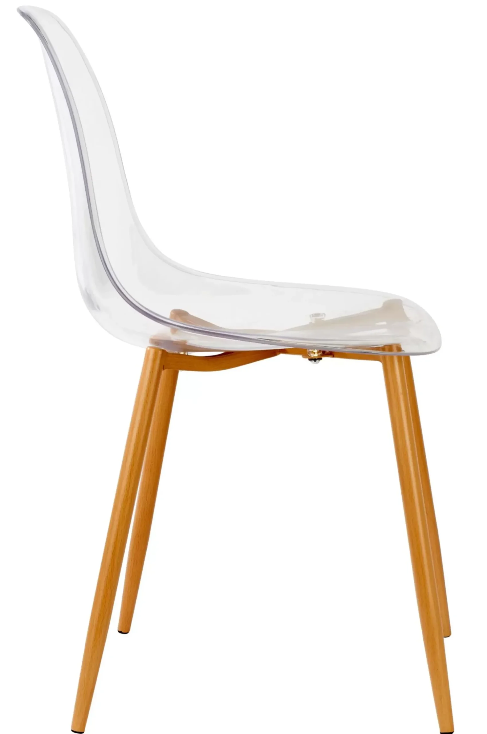 CASA Ice Silla De Comedor Transparente, Natural