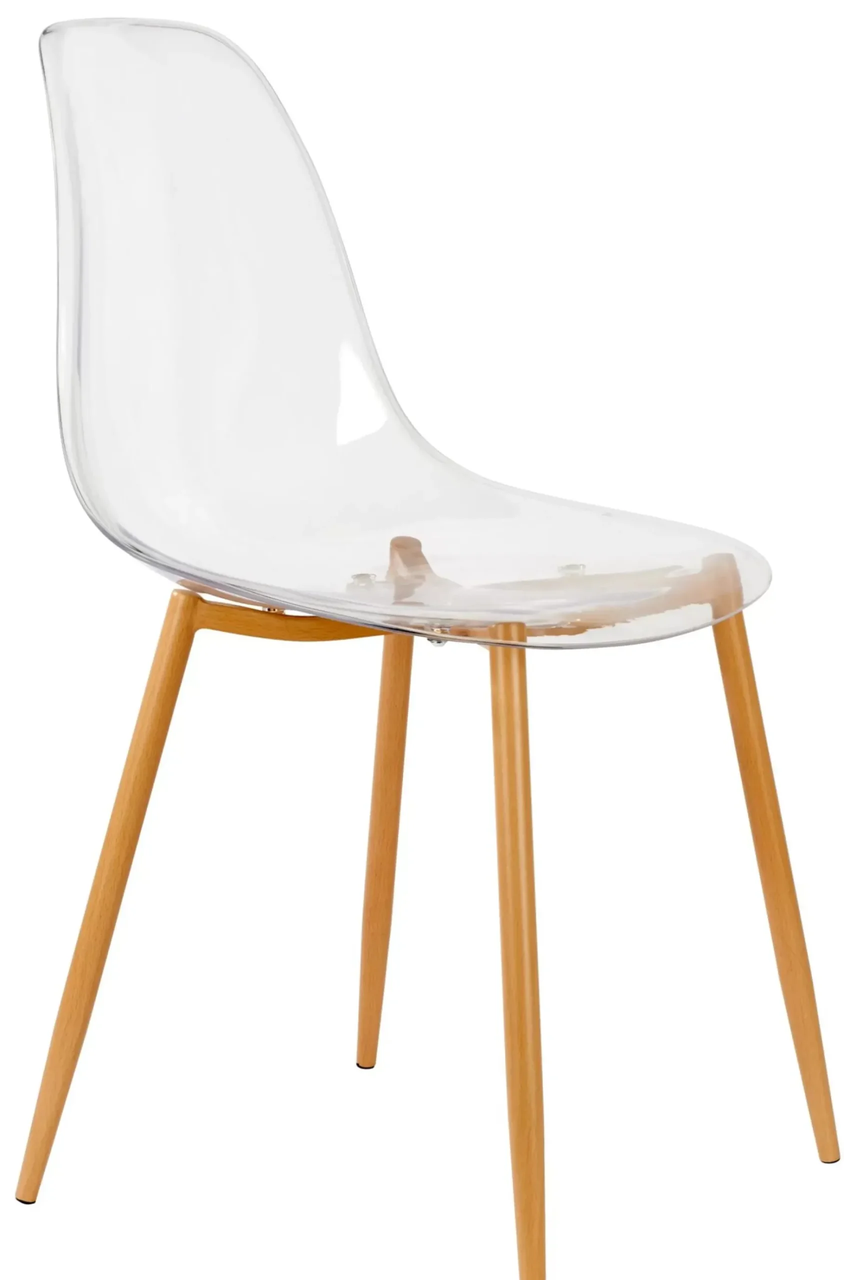 CASA Ice Silla De Comedor Transparente, Natural