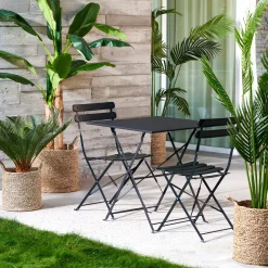 CASA Imperial Silla Plegable Negro