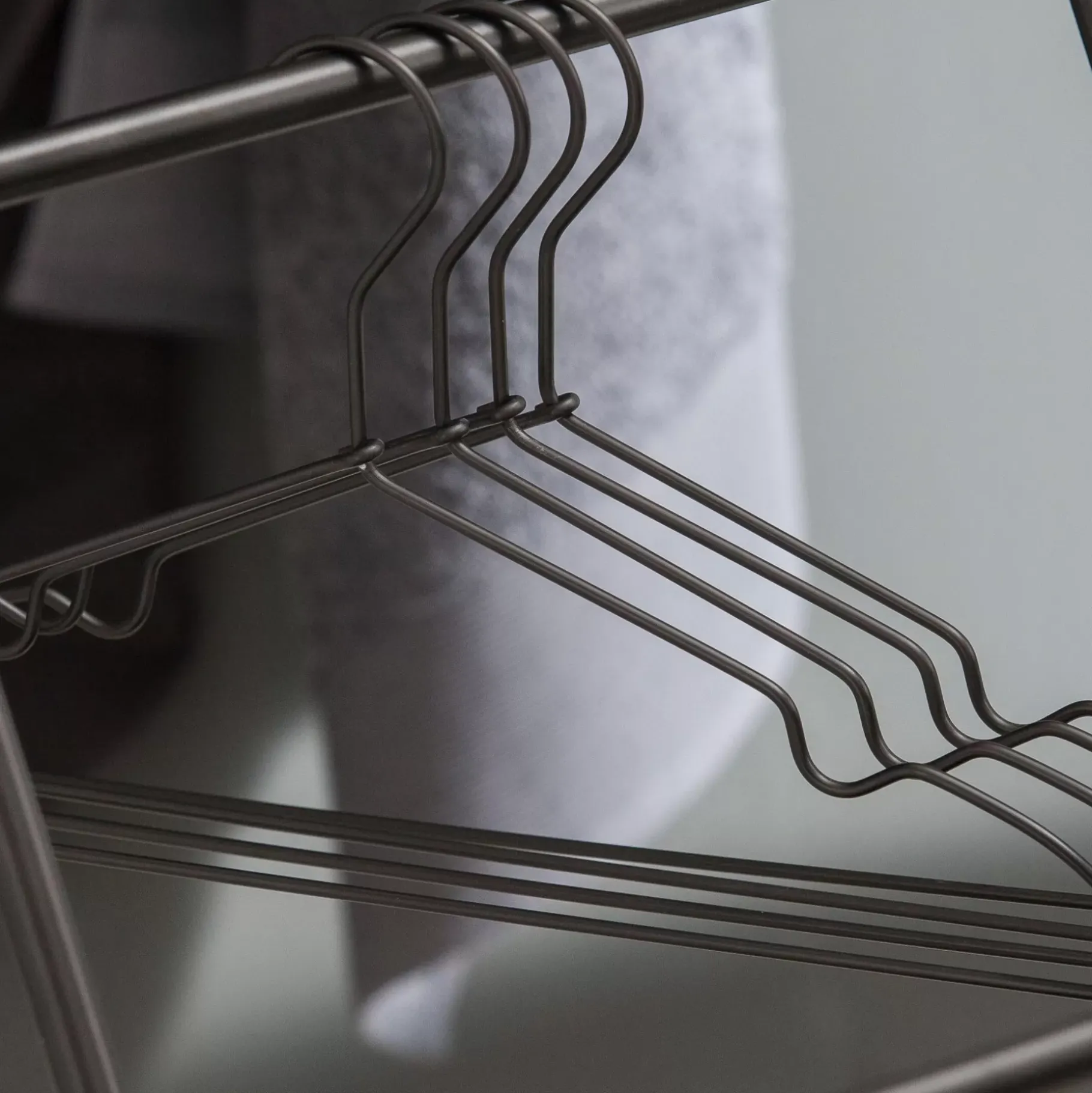 CASA Infinity Black Perchas Juego De 4 Negro