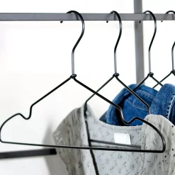 CASA Infinity Black Perchas Juego De 4 Negro