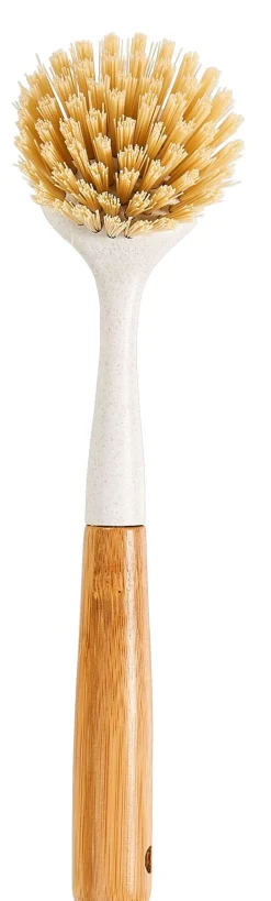 CASA Jasmin Cepillo Lavaplatos Natural, Gris Claro