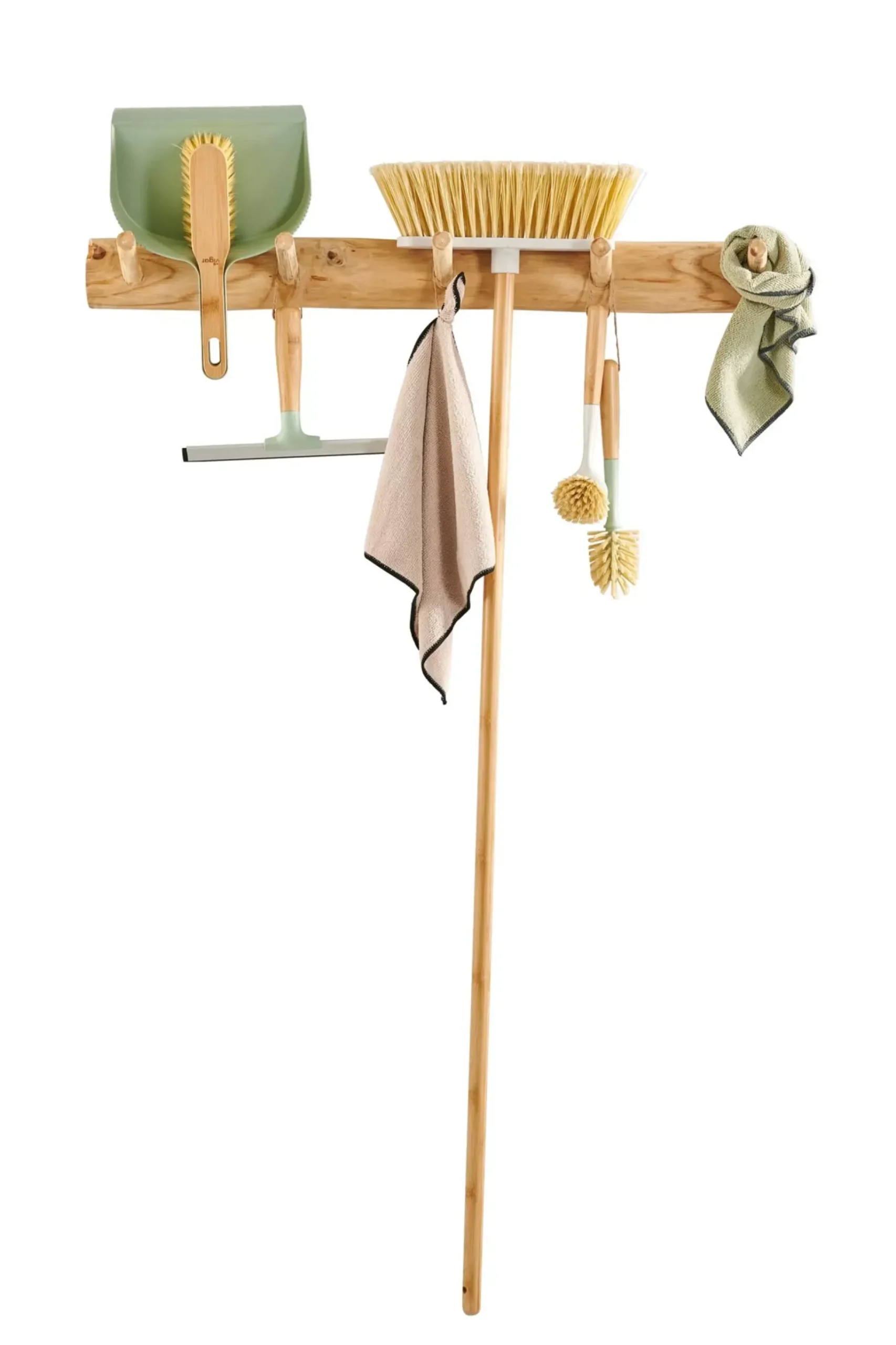 CASA Jasmin Escoba Gris, Natural