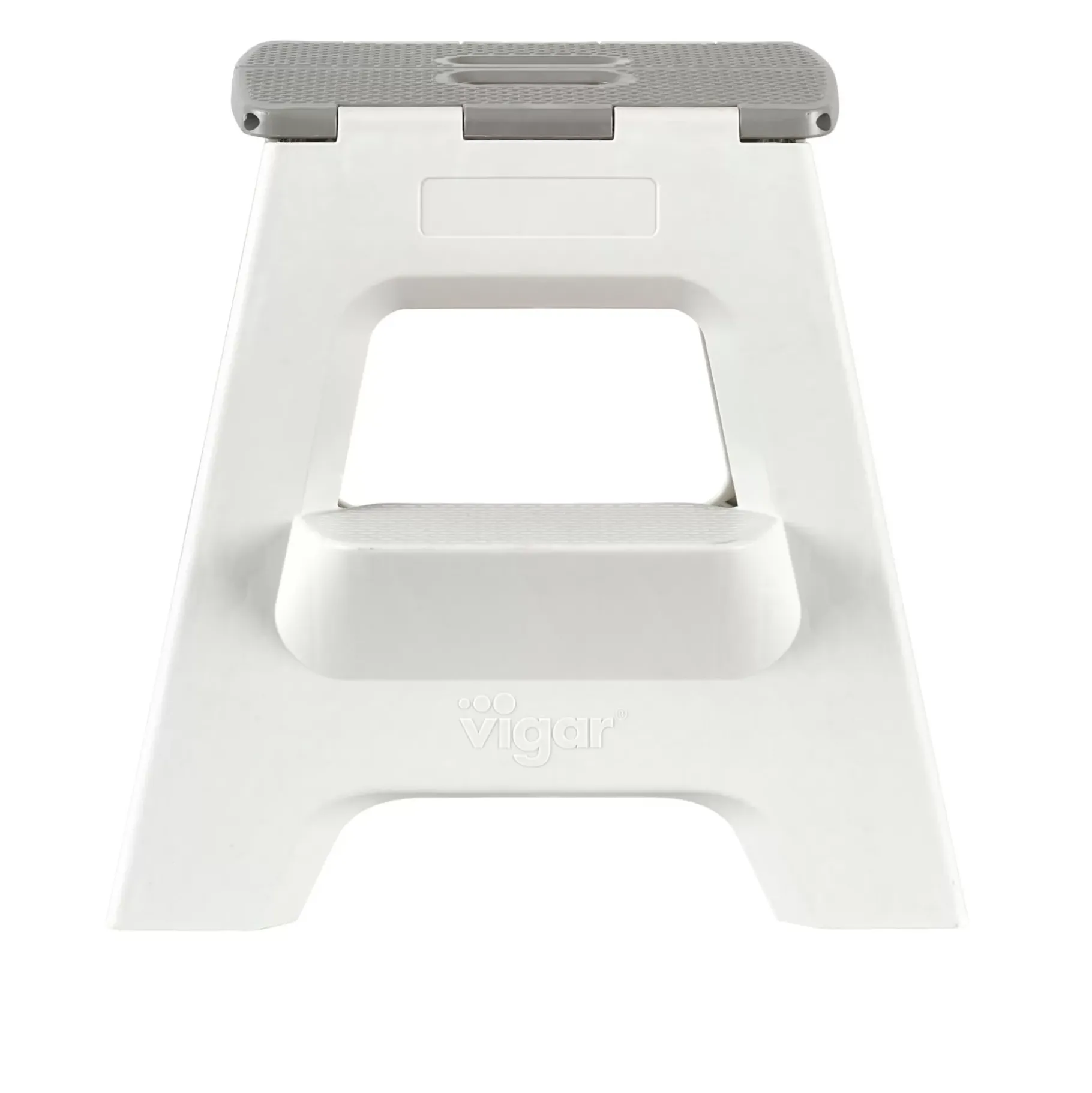 CASA Jasmin Taburete Plegable Deluxe Xl Gris Claro