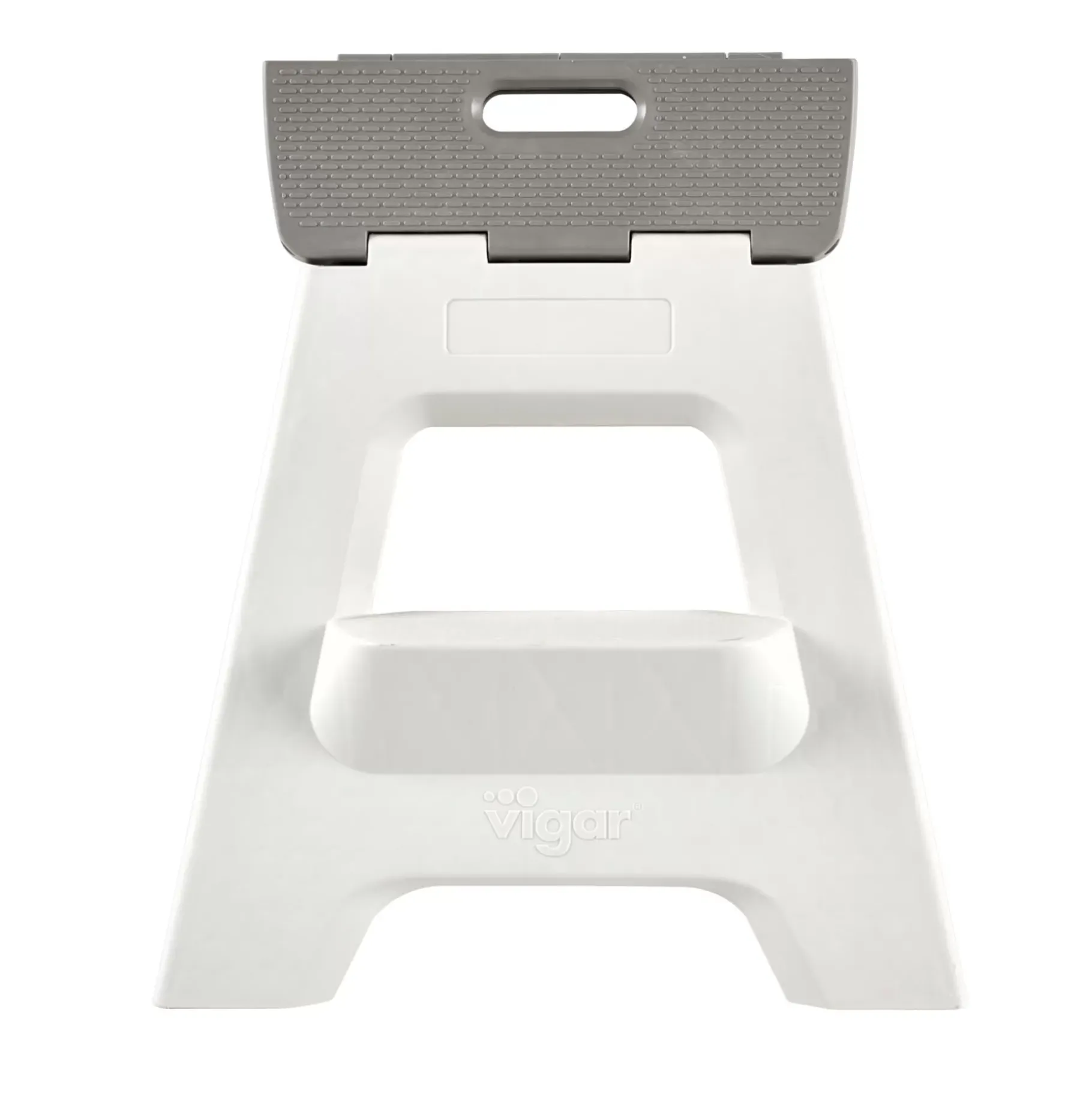 CASA Jasmin Taburete Plegable Deluxe Xl Gris Claro