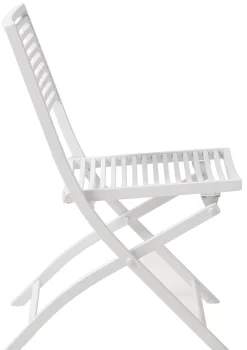 CASA Jesse Silla Plegable Blanco, Beis