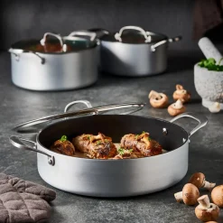 CASA Kastrol Olla Con Tapa Plateado