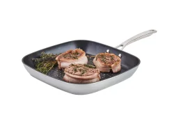 CASA Kastrol Plancha Plateado